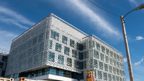Construction work continues on the Science and Engineering Complex in Allston