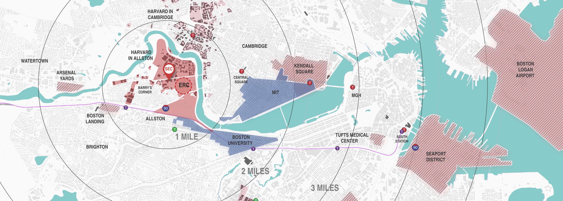 Location and Proximity of ERC in Lower Allston